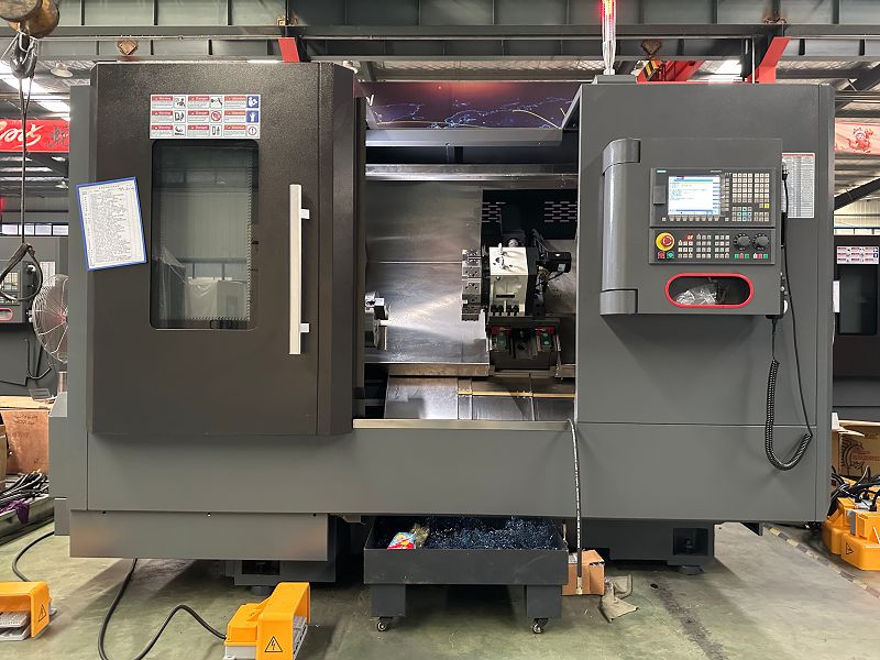 Small Cnc Lathe With Live Tooling